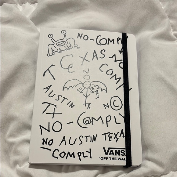 Hi, how are you project, no comply Vans Notebook Daniel Johnston Austin TX - Picture 2 of 5